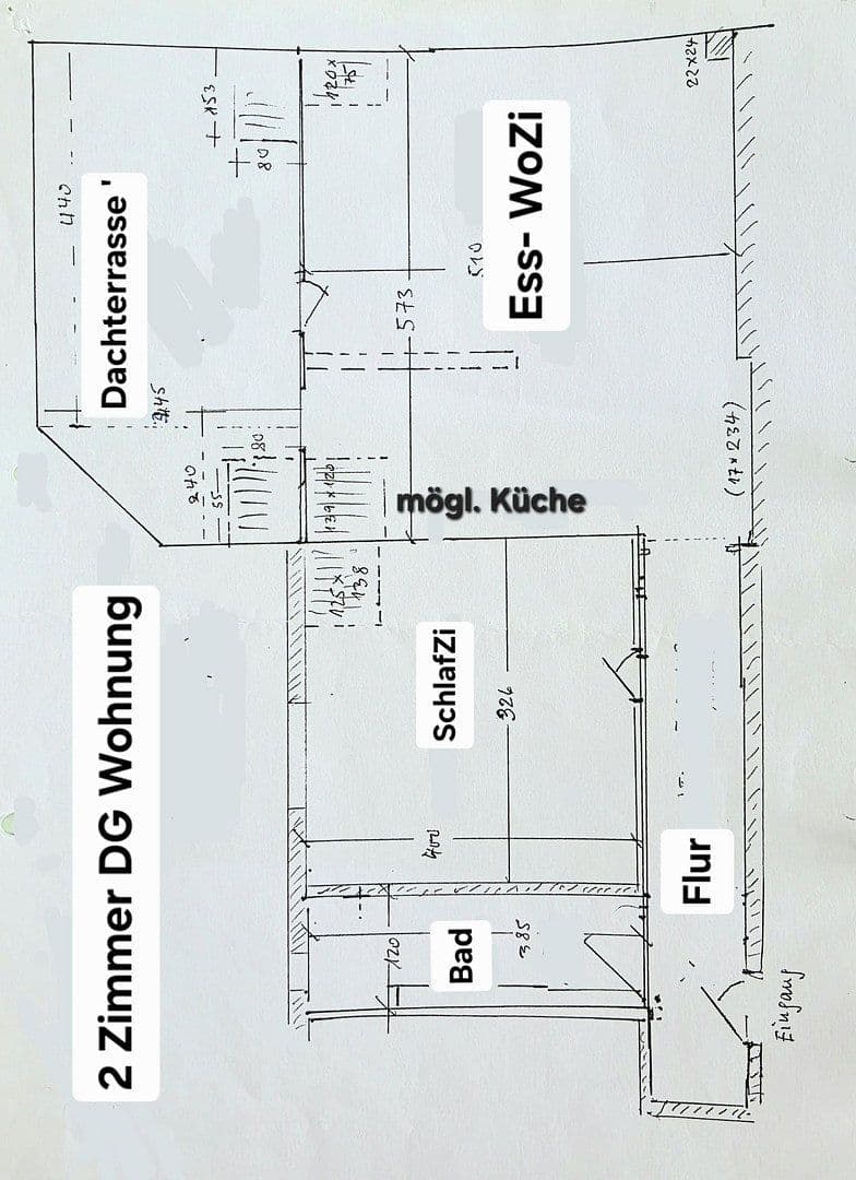 Pronájem bytu 2+1 52 m², Hanau, Hessen Pronájem bytu 2+1 52 m², Hanau, Hessen