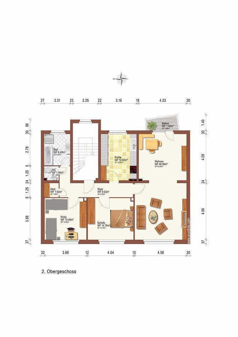 Pronájem bytu 4+1 98 m², Liebknechtstraße 94, Oberhausen, Severní Porýní-Vestfálsko Pronájem bytu 4+1 98 m², Liebknechtstraße 94, Oberhausen, Severní Porýní-Vestfálsko