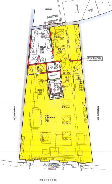 Pronájem bytu 2+1 101 m², Judengasse 12, Salzburg, Salcbursko Pronájem bytu 2+1 101 m², Judengasse 12, Salzburg, Salcbursko