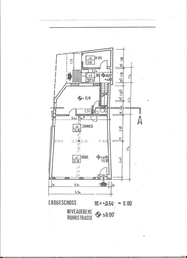 Pronájem nebytového prostoru 60 m², Ruhrstraße 50, Essen Kettwig, Severní Porýní-Vestfálsko Pronájem nebytového prostoru 60 m², Ruhrstraße 50, Essen Kettwig, Severní Porýní-Vestfálsko