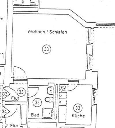 Prodej bytu 1+kk 34 m², Berlin, Berlín Prodej bytu 1+kk 34 m², Berlin, Berlín