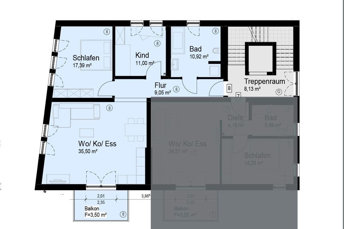Prodej bytu 3+1 88 m², Burgauer Straße 18a, Krumbach (Schwaben), Bavorsko Prodej bytu 3+1 88 m², Burgauer Straße 18a, Krumbach (Schwaben), Bavorsko
