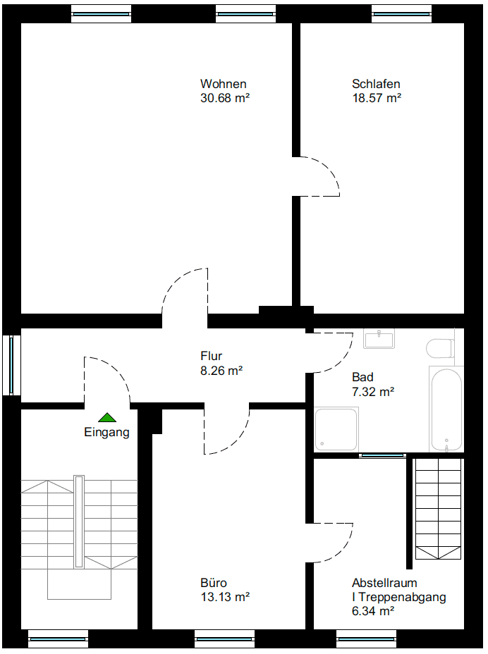 Pronájem bytu 6+1 185 m², Jahnstrasse 1, Hof, Bavorsko Pronájem bytu 6+1 185 m², Jahnstrasse 1, Hof, Bavorsko