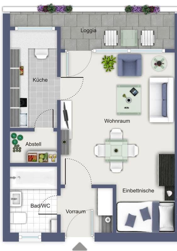 Pronájem bytu 1+1 39 m², Budapester Str. 20, Erlangen, Bavorsko Pronájem bytu 1+1 39 m², Budapester Str. 20, Erlangen, Bavorsko