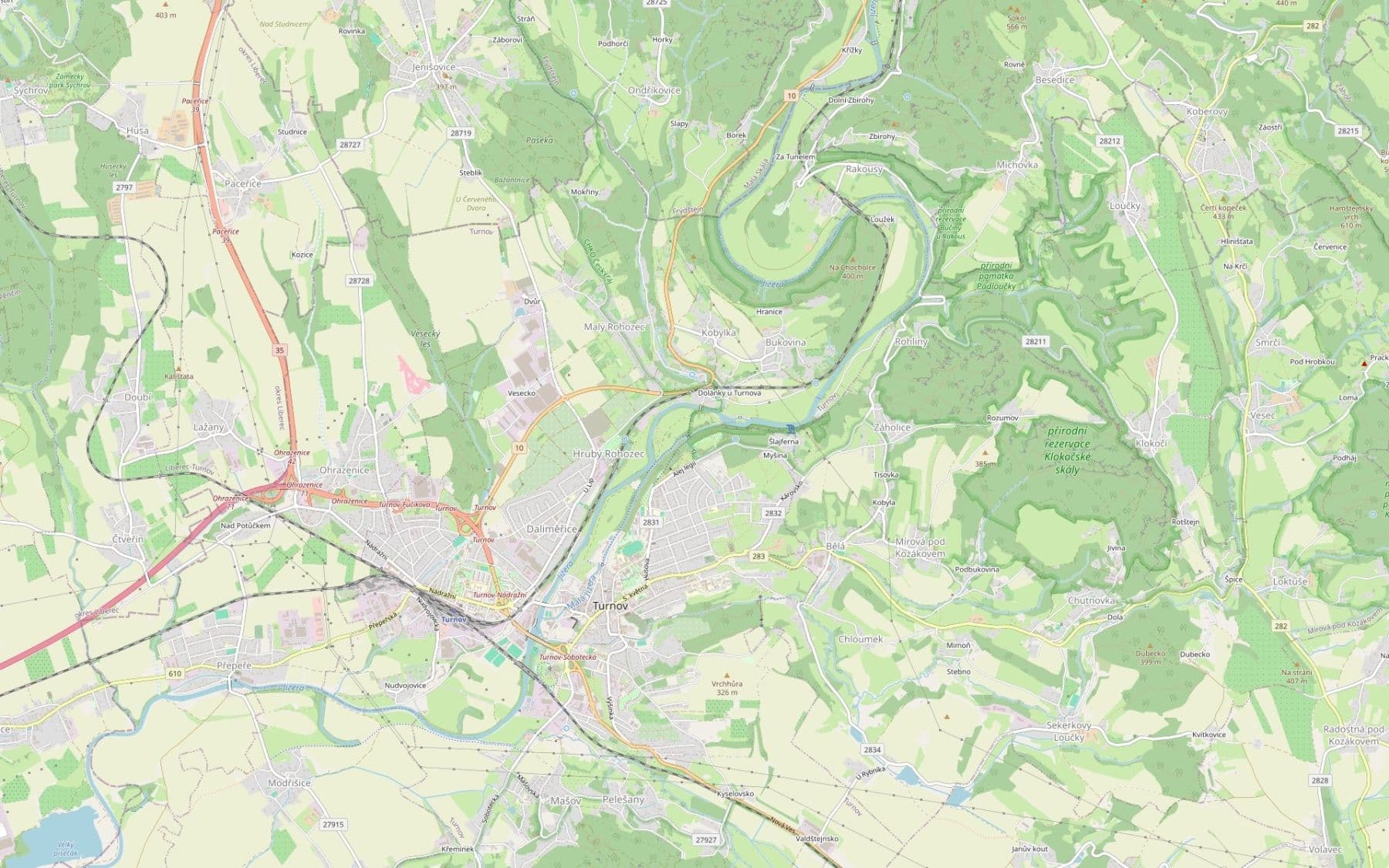 Prodej pozemku 1.668 m², Turnov, Liberecký kraj Prodej pozemku 1.668 m², Turnov, Liberecký kraj