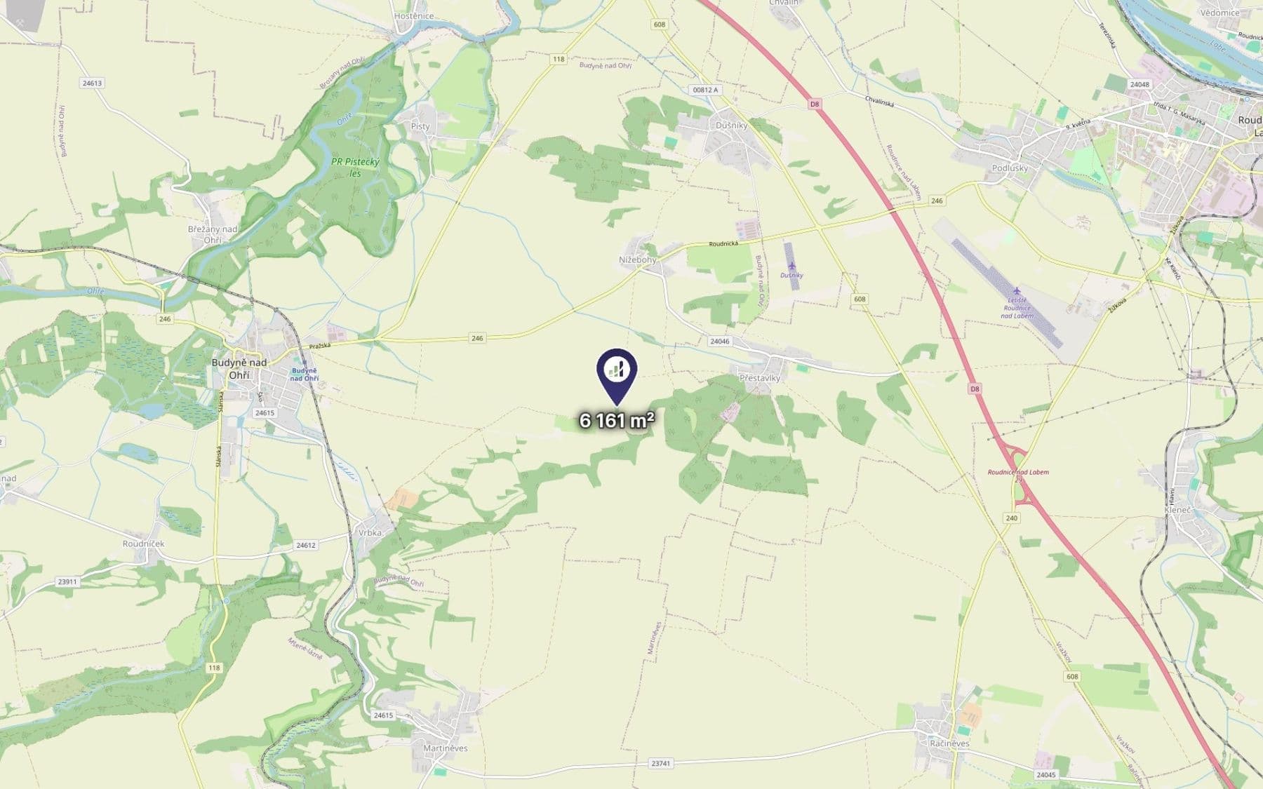 Prodej pozemku 482 m², Budyně nad Ohří, Ústecký kraj Prodej pozemku 482 m², Budyně nad Ohří, Ústecký kraj