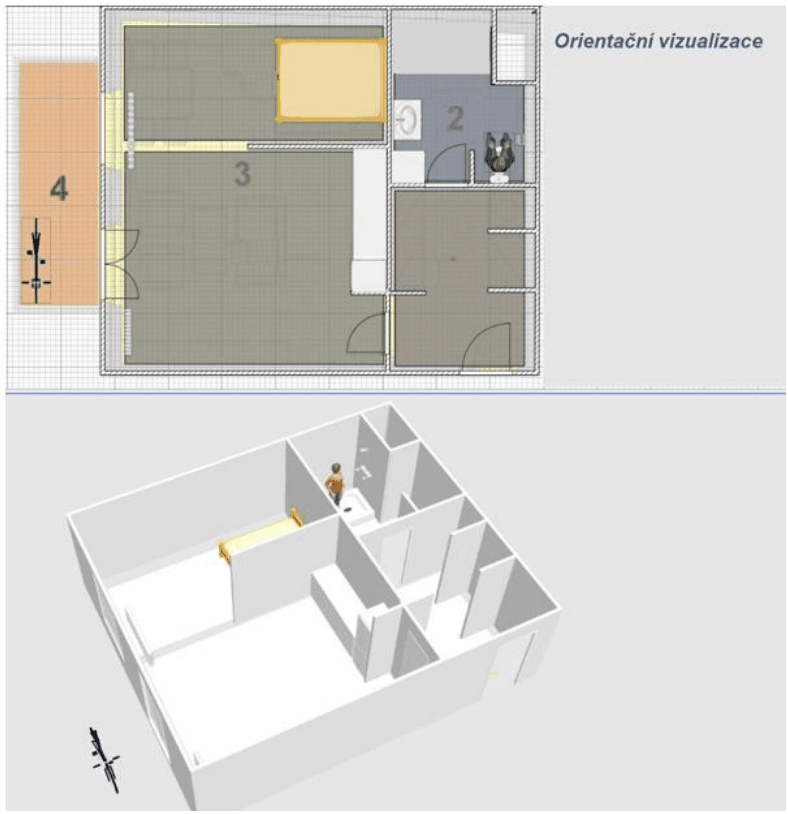 Prodej bytu 1+kk 46 m², U Hrubých, Vestec, Středočeský kraj Prodej bytu 1+kk 46 m², U Hrubých, Vestec, Středočeský kraj