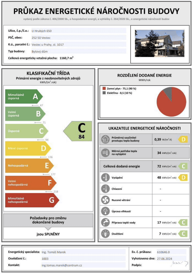 Prodej bytu 1+kk 46 m², U Hrubých, Vestec, Středočeský kraj Prodej bytu 1+kk 46 m², U Hrubých, Vestec, Středočeský kraj