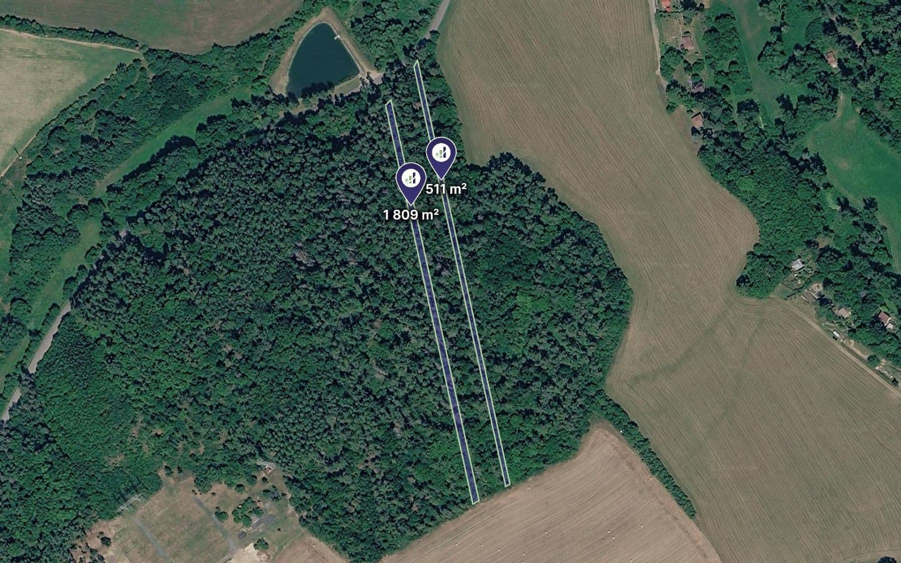 Prodej pozemku 3.320 m², Bratronice, Středočeský kraj Prodej pozemku 3.320 m², Bratronice, Středočeský kraj