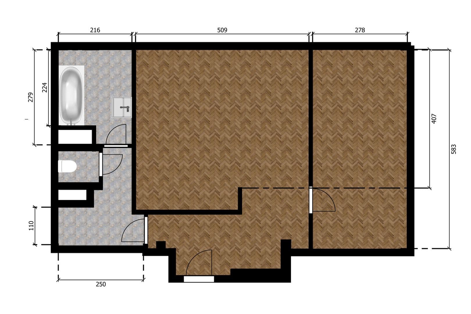 Pronájem bytu 2+kk 57 m², Černokostelecká, Praha, Praha Pronájem bytu 2+kk 57 m², Černokostelecká, Praha, Praha