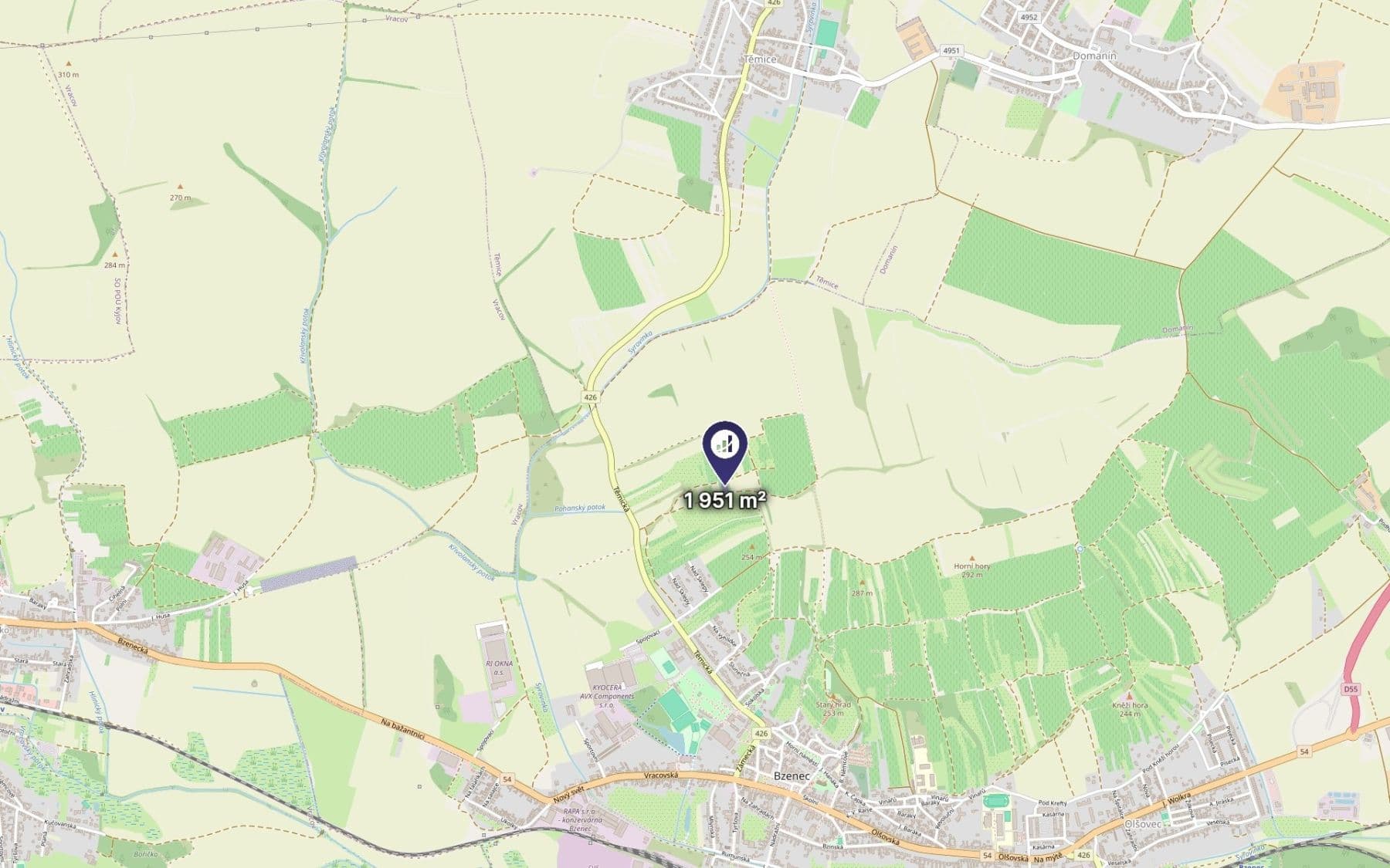 Prodej pozemku 1.951 m², Bzenec, Jihomoravský kraj Prodej pozemku 1.951 m², Bzenec, Jihomoravský kraj