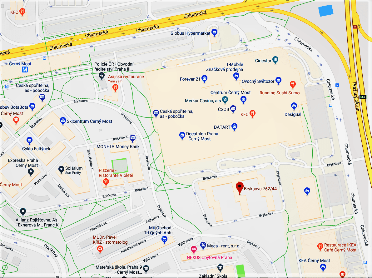 Pronájem bytu 2+kk 39 m², Bryksova, Praha, Praha Pronájem bytu 2+kk 39 m², Bryksova, Praha, Praha