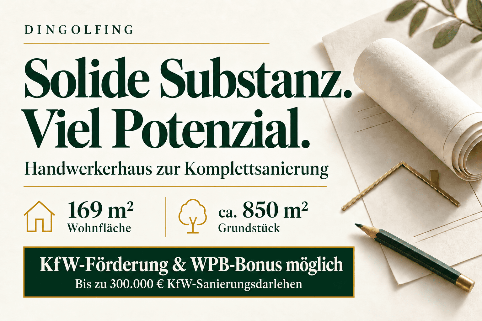 Prodej domu 169 m², pozemek 850 m², Dingolfing, Bavorsko Prodej domu 169 m², pozemek 850 m², Dingolfing, Bavorsko