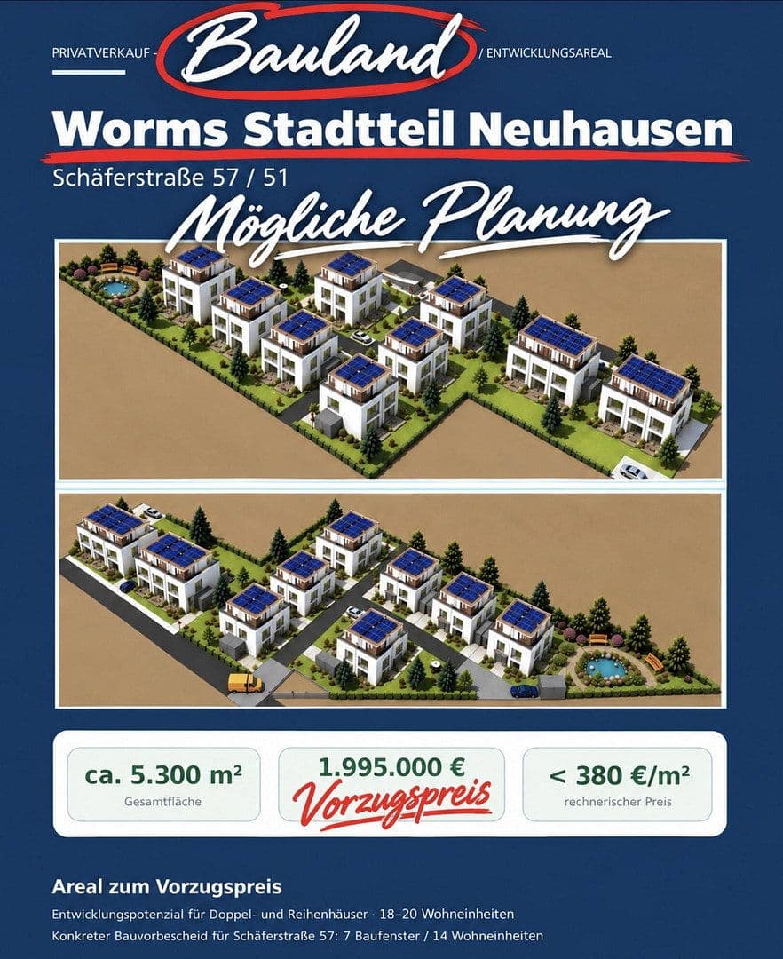 Prodej pozemku 5.271 m², Worms, Porýní-Falc Prodej pozemku 5.271 m², Worms, Porýní-Falc