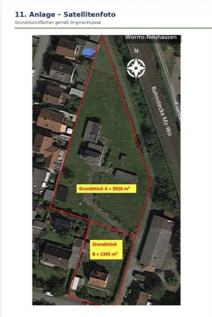 Prodej pozemku 5.271 m², Worms, Porýní-Falc Prodej pozemku 5.271 m², Worms, Porýní-Falc