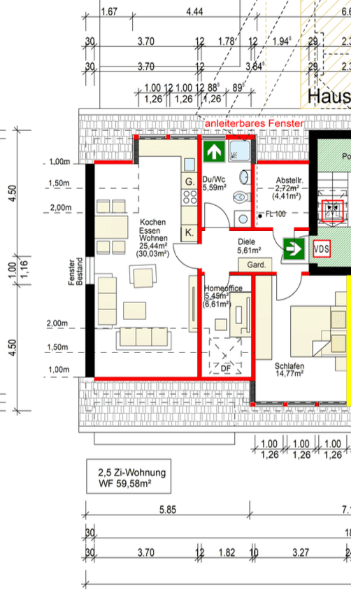 Prodej bytu 2+kk 57 m², Kleiststraße 41, Ingolstadt, Bavorsko Prodej bytu 2+kk 57 m², Kleiststraße 41, Ingolstadt, Bavorsko
