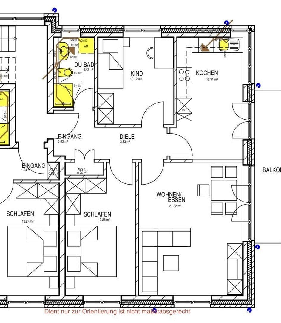 Pronájem bytu 3+1 80 m², Olloweg 14, Hamburg, Hamburg Pronájem bytu 3+1 80 m², Olloweg 14, Hamburg, Hamburg