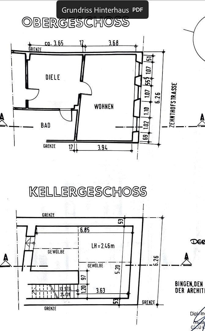 Prodej domu 230 m², pozemek 174 m², Bingen am Rhein, Porýní-Falc Prodej domu 230 m², pozemek 174 m², Bingen am Rhein, Porýní-Falc