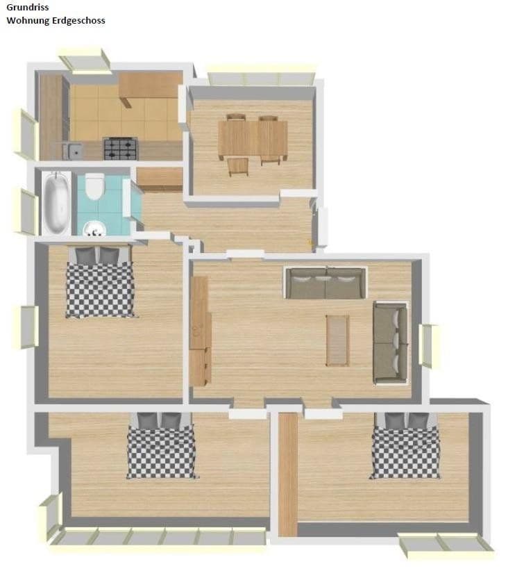 Pronájem bytu 5+1 118 m², Backnang, Bádensko-Württembersko Pronájem bytu 5+1 118 m², Backnang, Bádensko-Württembersko