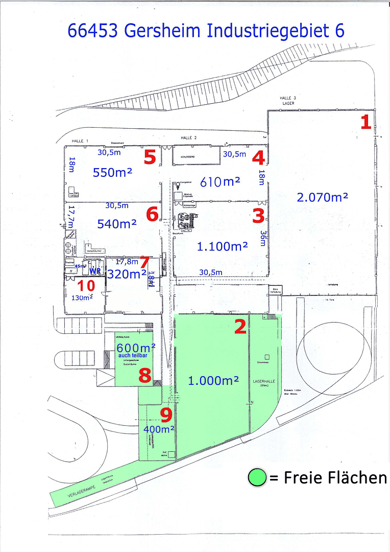 Pronájem nebytového prostoru 1.000 m², Industriegebiet 6, Saarbrücken, Země Sársko Pronájem nebytového prostoru 1.000 m², Industriegebiet 6, Saarbrücken, Země Sársko