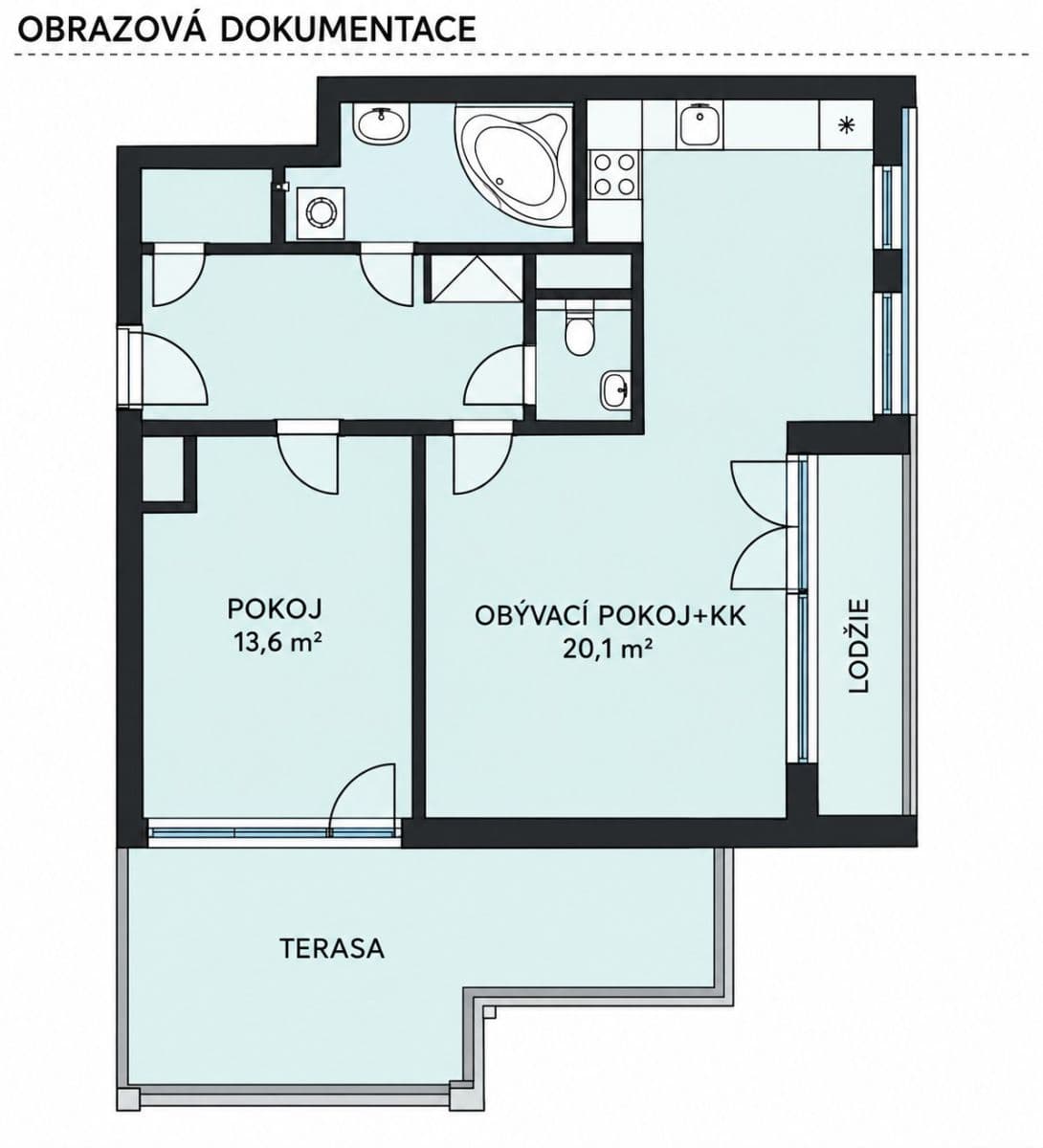 Pronájem bytu 2+kk 61 m², Holubinková, Praha, Praha Pronájem bytu 2+kk 61 m², Holubinková, Praha, Praha