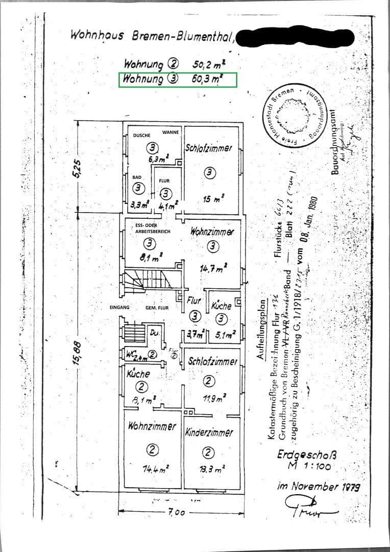 Prodej bytu 2+1 60 m², Bremen, Bremen Prodej bytu 2+1 60 m², Bremen, Bremen