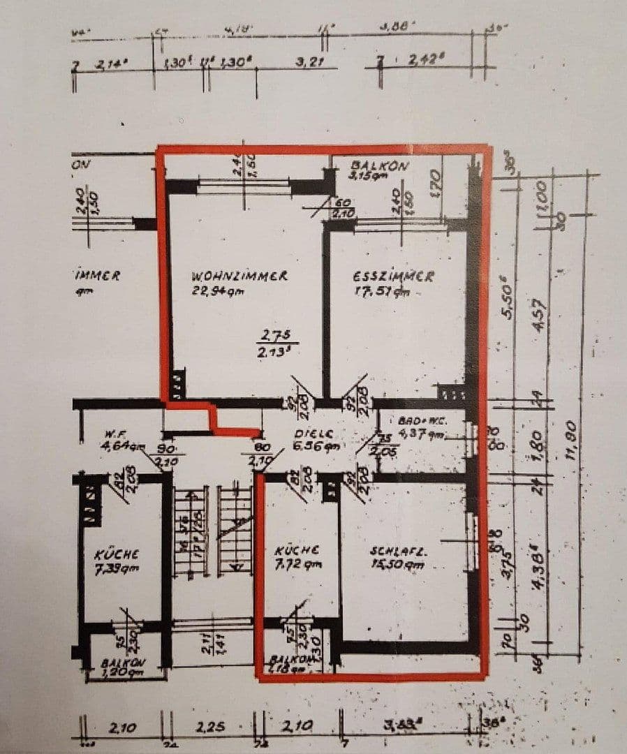 Pronájem bytu 3+1 81 m², Wolfenbüttlerstr 22, Hannover, Dolní Sasko Pronájem bytu 3+1 81 m², Wolfenbüttlerstr 22, Hannover, Dolní Sasko