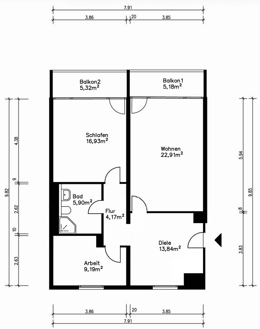 Prodej bytu 3+1 77 m², Regensburg, Bavorsko Prodej bytu 3+1 77 m², Regensburg, Bavorsko