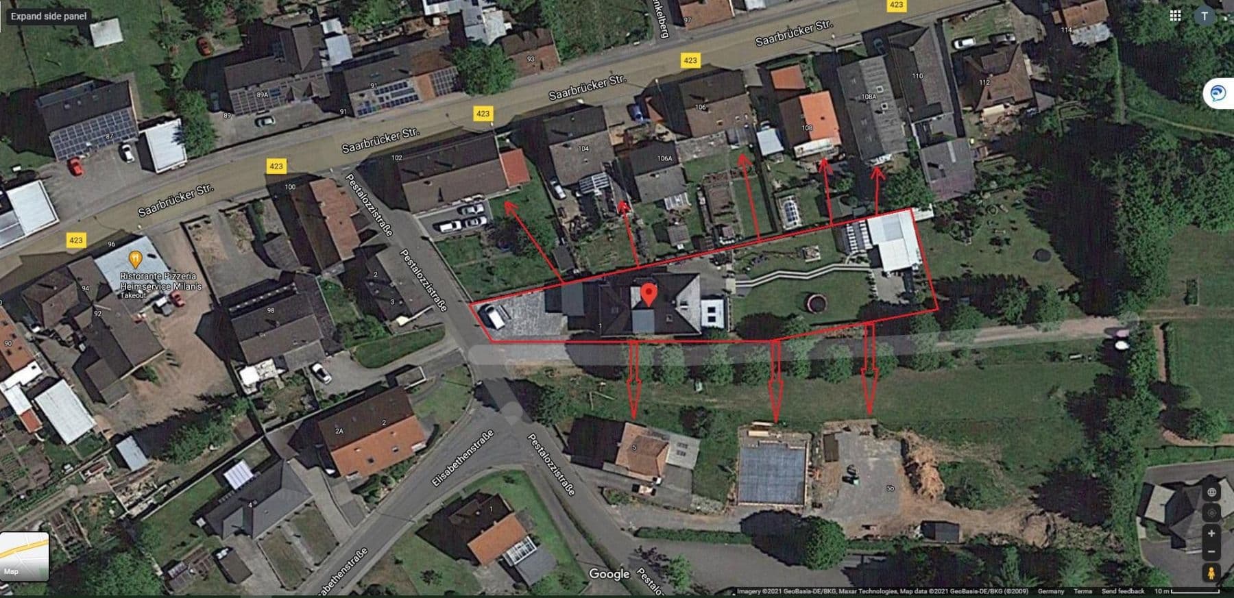 Prodej domu 432 m², pozemek 1.400 m², Pestalozzistraße 1, Schönenberg-Kübelberg, Porýní-Falc Prodej domu 432 m², pozemek 1.400 m², Pestalozzistraße 1, Schönenberg-Kübelberg, Porýní-Falc