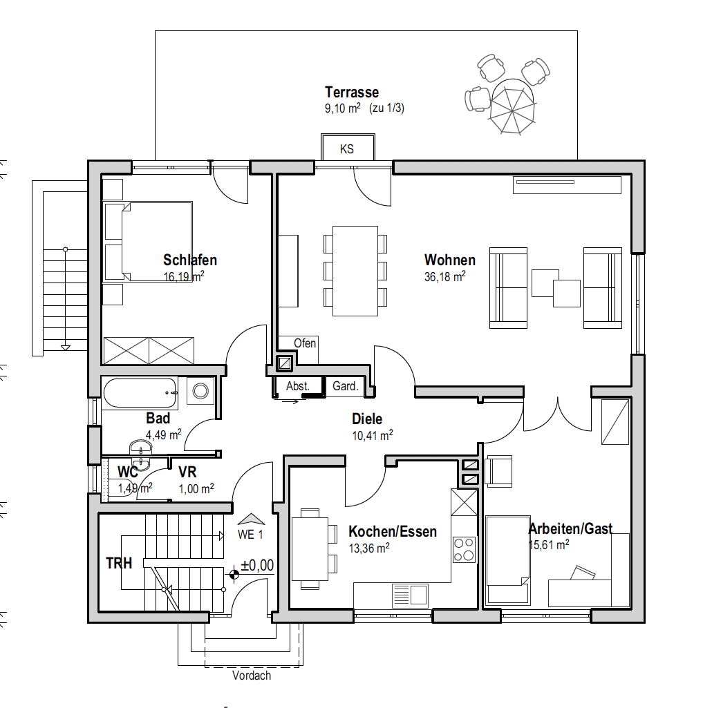 Pronájem bytu 3+1 105 m², Kleinostheim, Bavorsko Pronájem bytu 3+1 105 m², Kleinostheim, Bavorsko