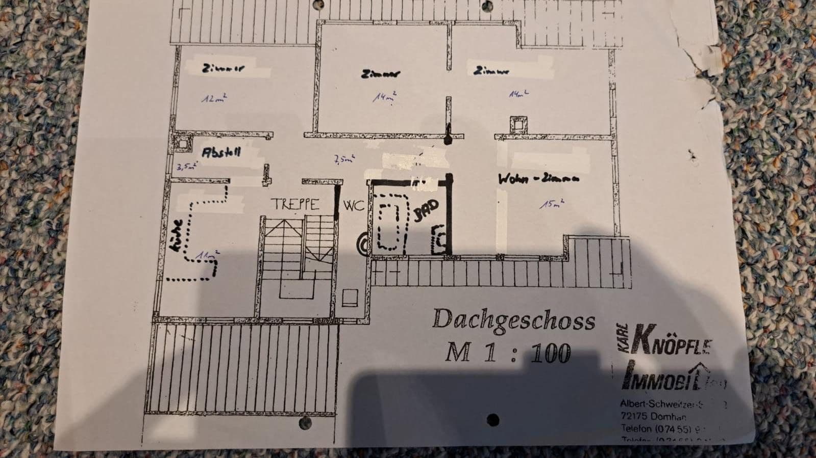 Pronájem bytu 4+1 90 m², Karlstr. 10, Alpirsbach, Bádensko-Württembersko Pronájem bytu 4+1 90 m², Karlstr. 10, Alpirsbach, Bádensko-Württembersko