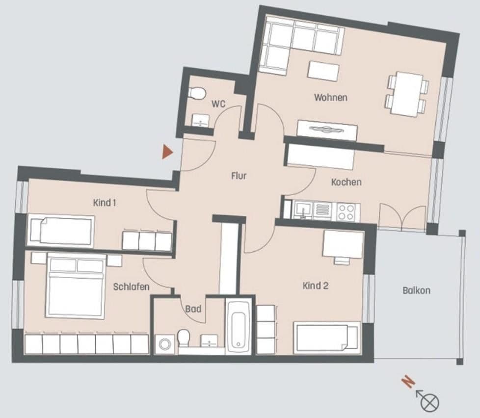Prodej bytu 4+1 91 m², Rosa-Luxemburg-Platz 3, München, Bavorsko Prodej bytu 4+1 91 m², Rosa-Luxemburg-Platz 3, München, Bavorsko