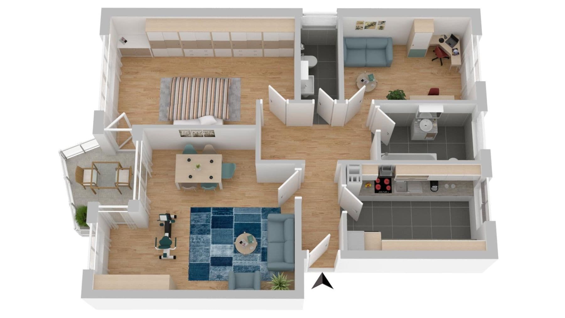 Pronájem bytu 3+1 83 m², Pfullendorf, Bádensko-Württembersko Pronájem bytu 3+1 83 m², Pfullendorf, Bádensko-Württembersko