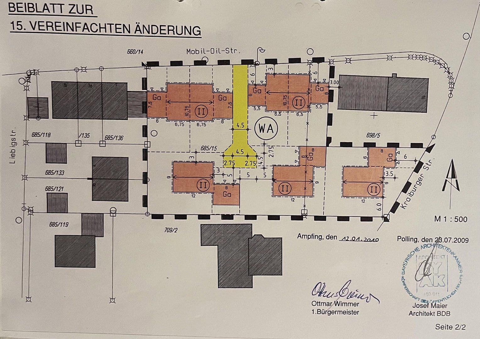 Prodej pozemku 650 m², Mobil-Oil-Straße 5, Ampfing, Bavorsko Prodej pozemku 650 m², Mobil-Oil-Straße 5, Ampfing, Bavorsko