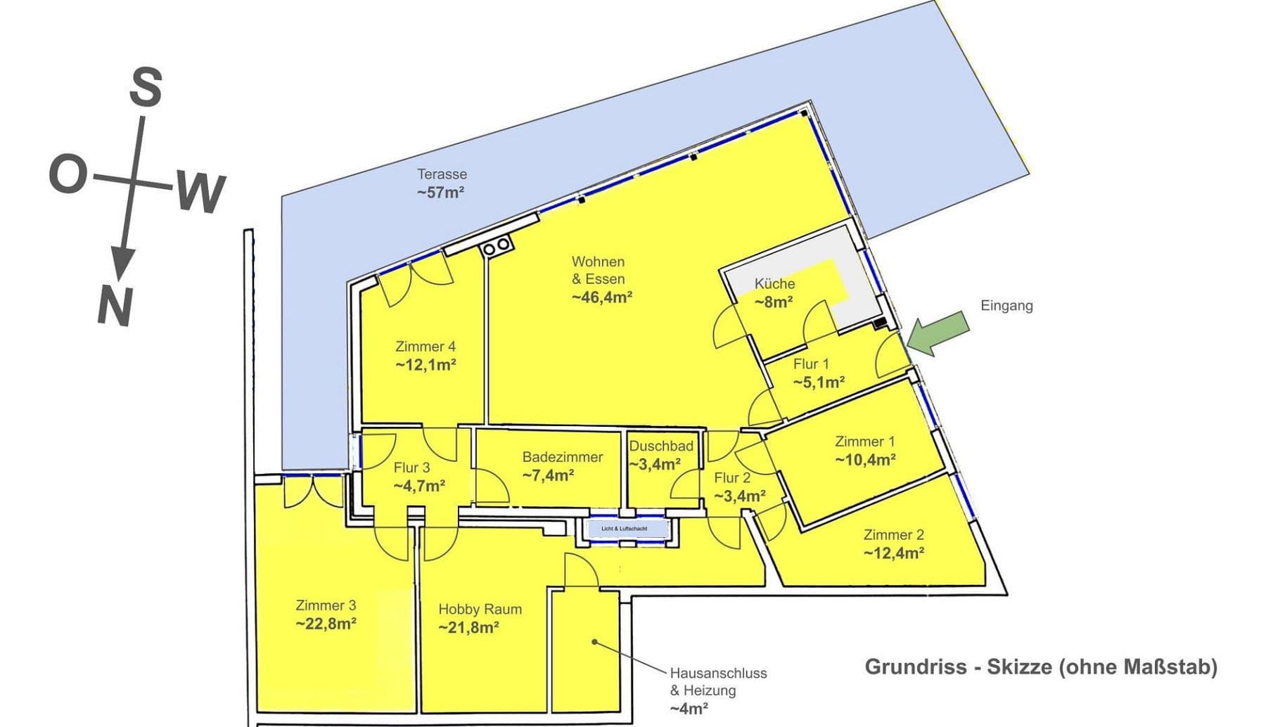Pronájem bytu 5+1 149 m², Stade, Dolní Sasko Pronájem bytu 5+1 149 m², Stade, Dolní Sasko