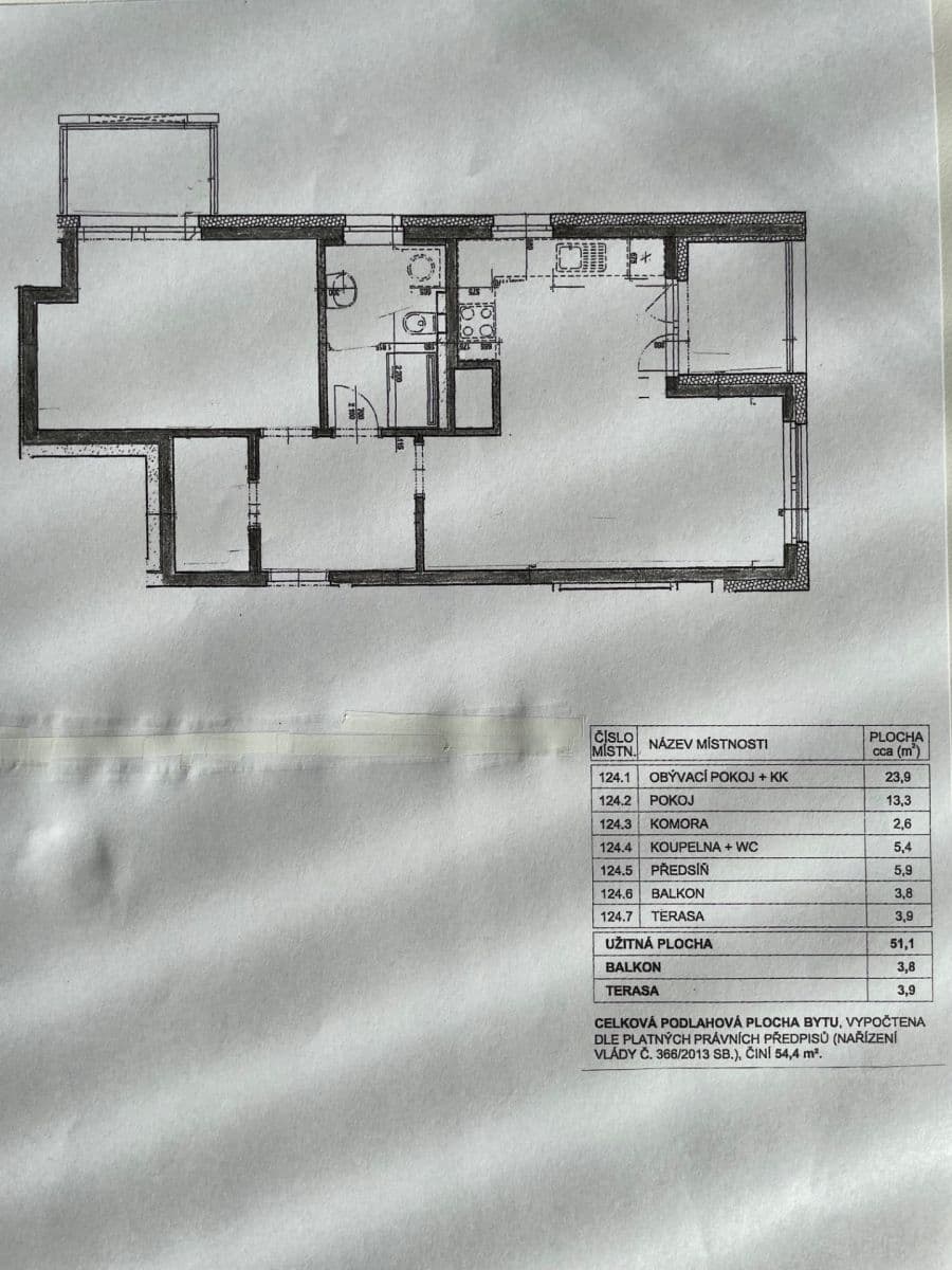 Pronájem bytu 2+kk 51 m², Šternovská, Praha, Praha Pronájem bytu 2+kk 51 m², Šternovská, Praha, Praha