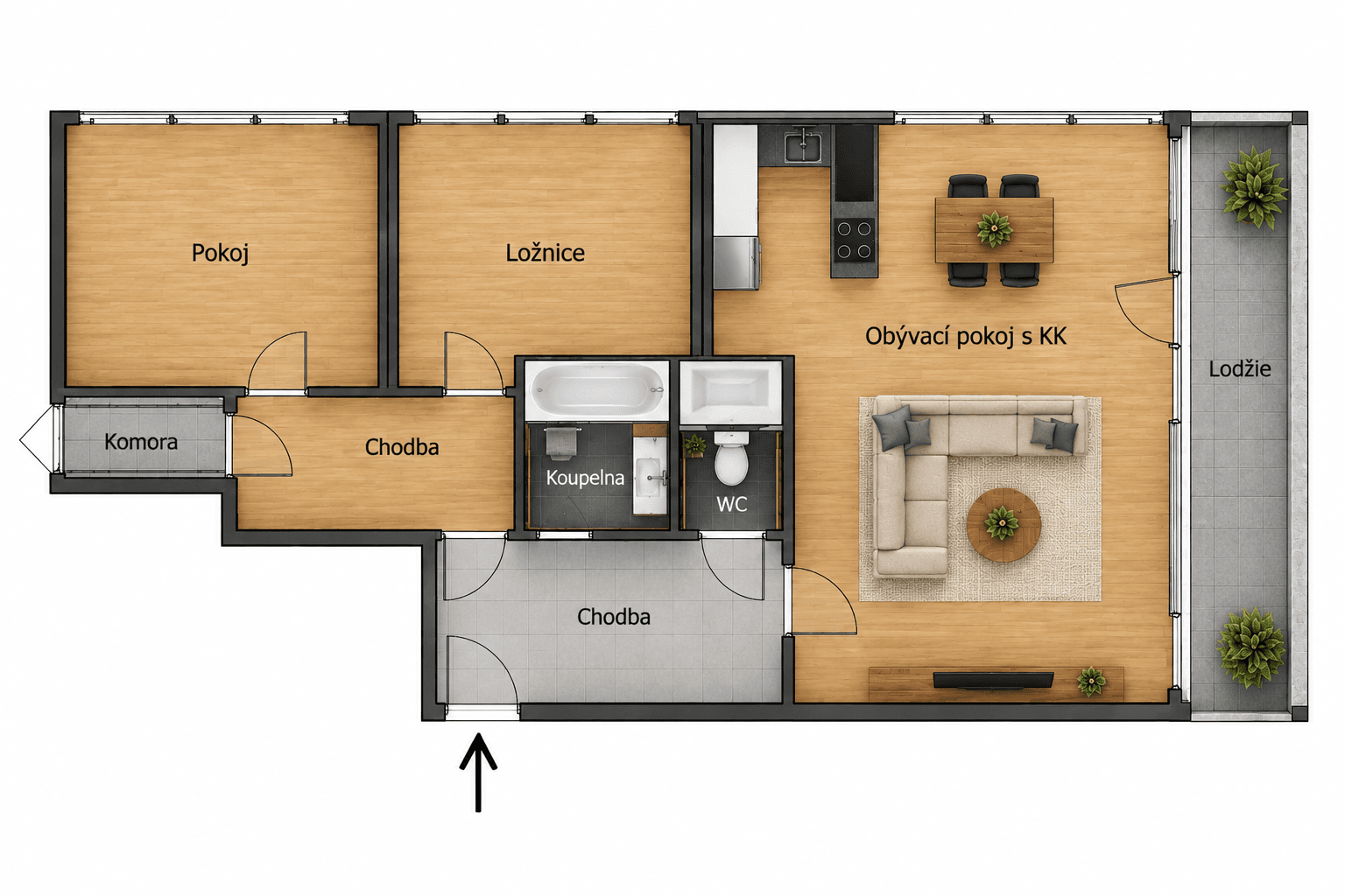 Prodej bytu 3+kk 94 m², Steinerova, Praha, Praha Prodej bytu 3+kk 94 m², Steinerova, Praha, Praha
