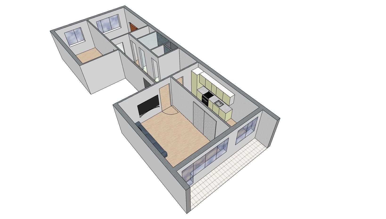 Prodej bytu 3+1 74 m², Kuželova, Praha, Praha Prodej bytu 3+1 74 m², Kuželova, Praha, Praha
