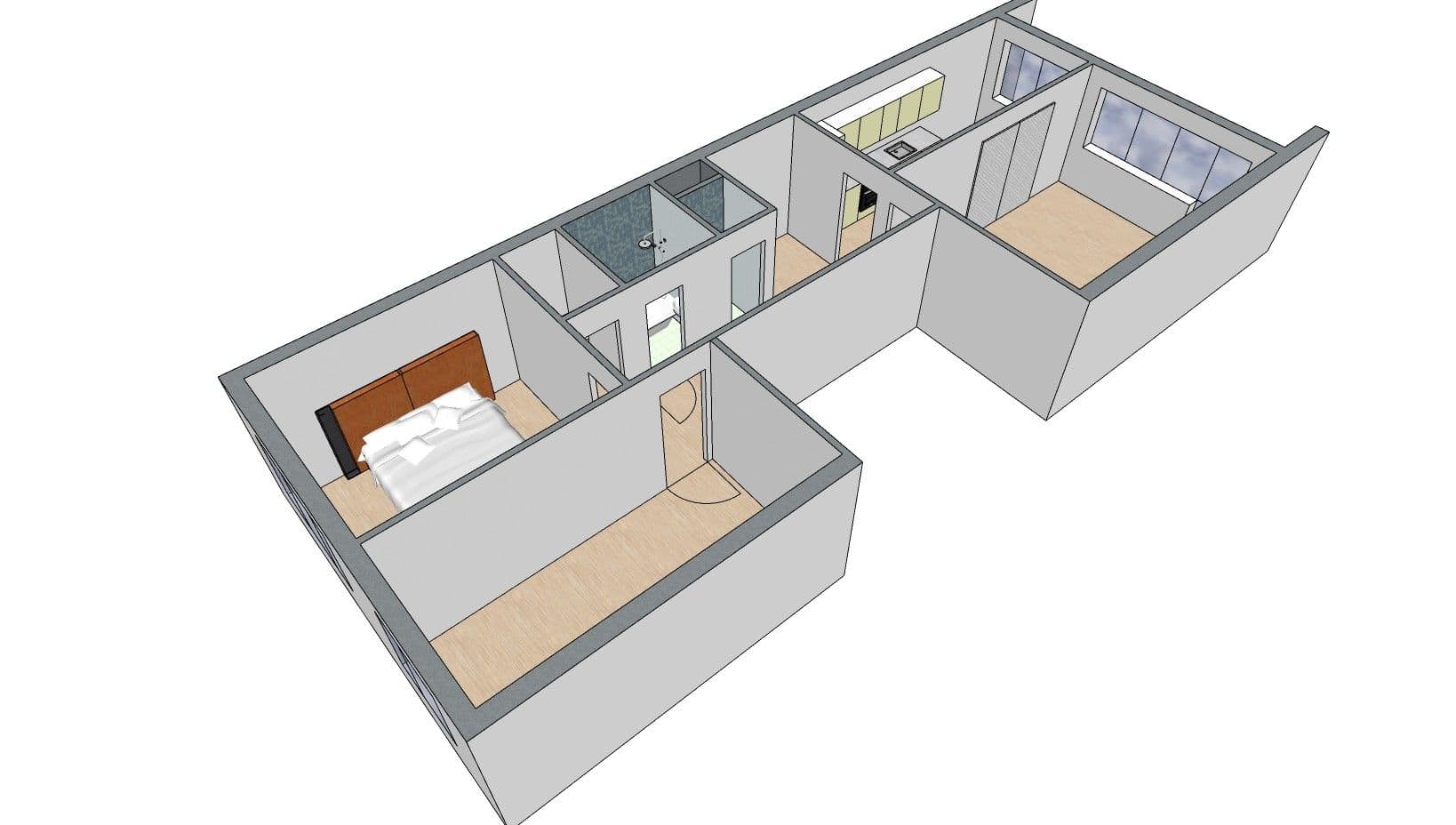 Prodej bytu 3+1 74 m², Kuželova, Praha, Praha Prodej bytu 3+1 74 m², Kuželova, Praha, Praha
