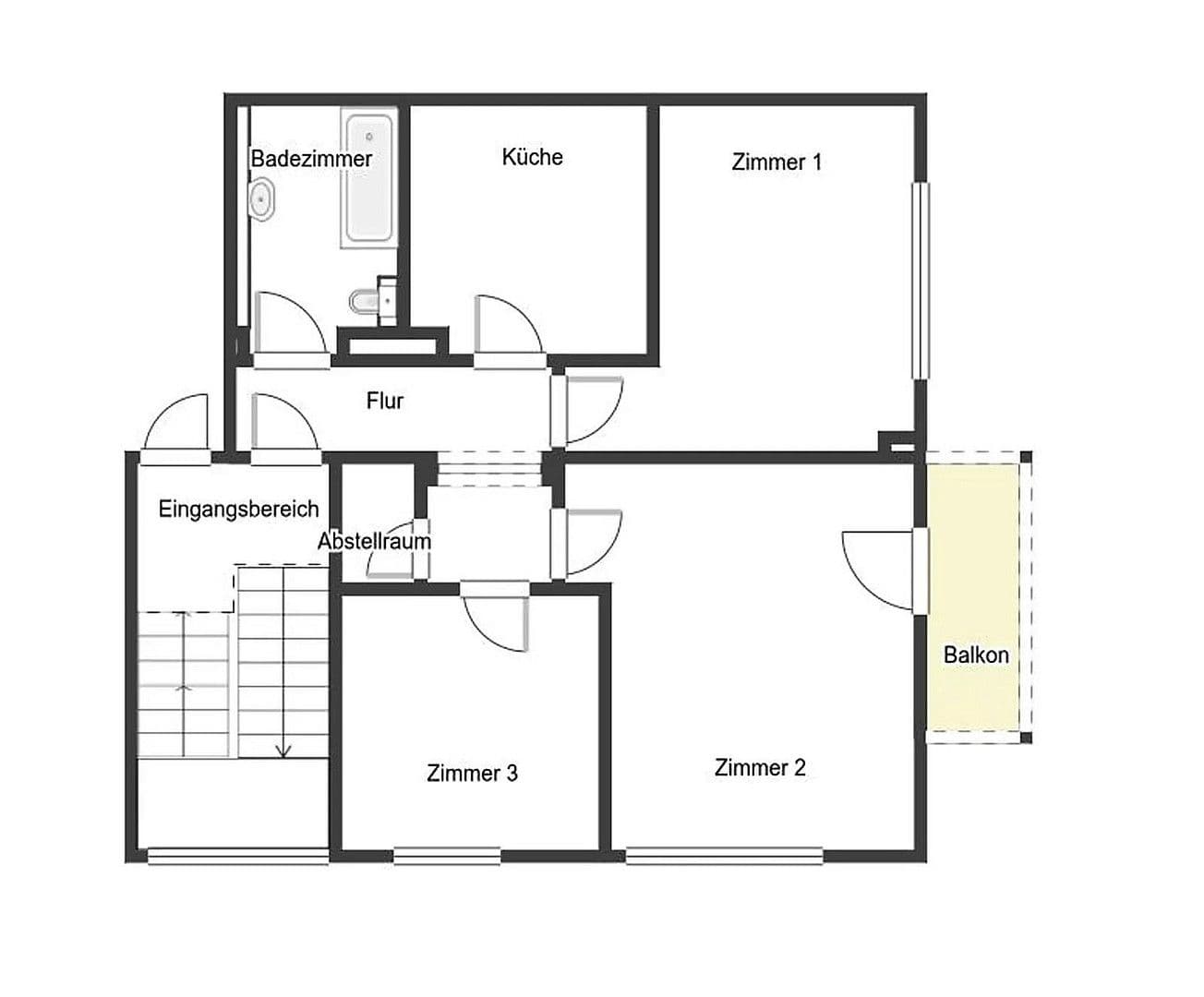 Prodej domu 65 m², pozemek 543 m², Kamekestraße/Hausotterstr., Berlin, Berlín Prodej domu 65 m², pozemek 543 m², Kamekestraße/Hausotterstr., Berlin, Berlín