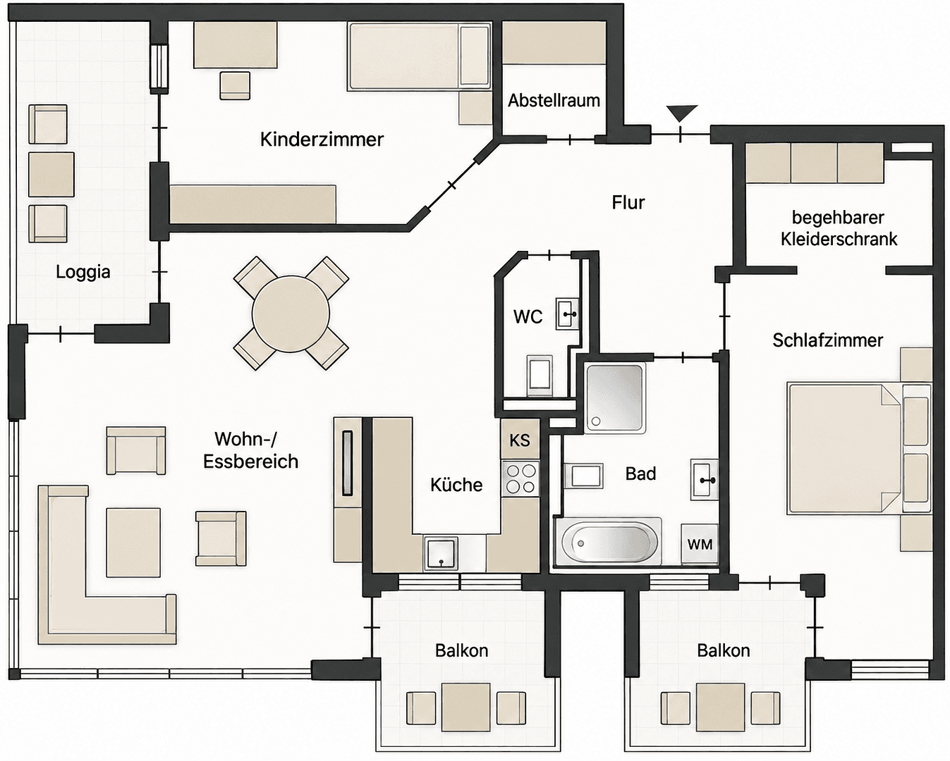 Prodej bytu 3+1 98 m², Leutenbach, Bádensko-Württembersko Prodej bytu 3+1 98 m², Leutenbach, Bádensko-Württembersko