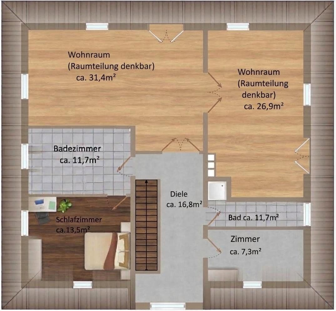 Prodej domu 250 m², pozemek 953 m², Quickborn, Šlesvicko-Holštýnsko Prodej domu 250 m², pozemek 953 m², Quickborn, Šlesvicko-Holštýnsko
