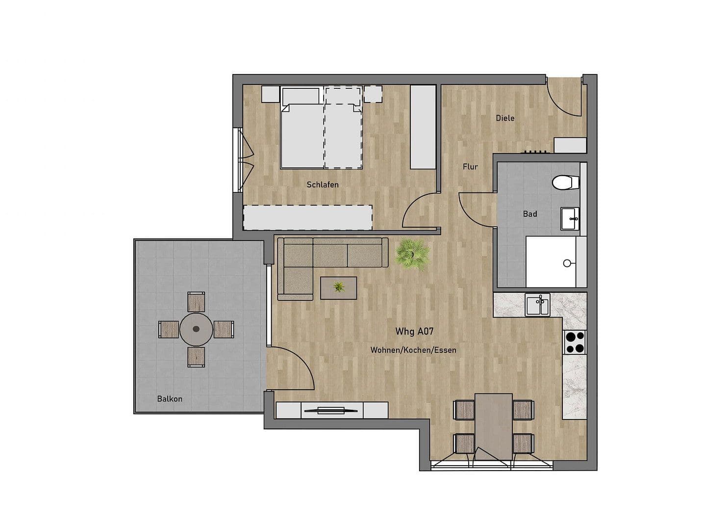 Pronájem bytu 2+1 71 m², Wendlinger Str. 45, Nürtingen, Bádensko-Württembersko Pronájem bytu 2+1 71 m², Wendlinger Str. 45, Nürtingen, Bádensko-Württembersko