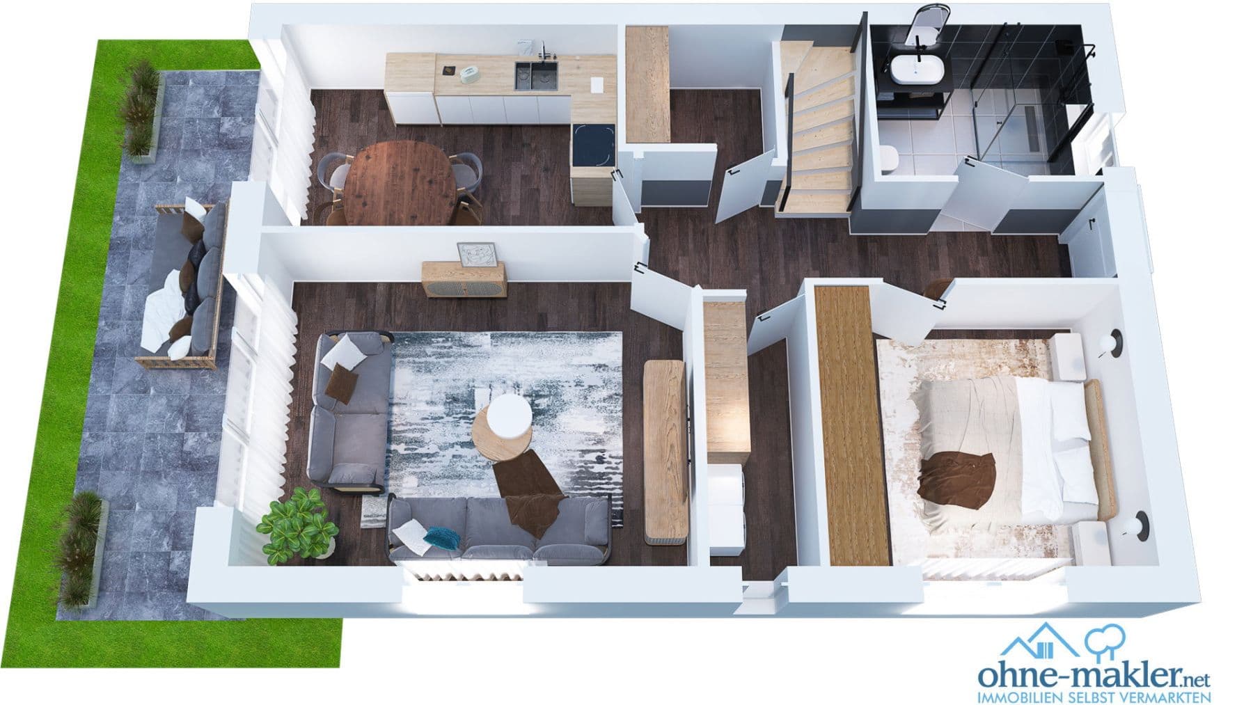 Pronájem domu 105 m², pozemek 270 m², Norden, Dolní Sasko Pronájem domu 105 m², pozemek 270 m², Norden, Dolní Sasko
