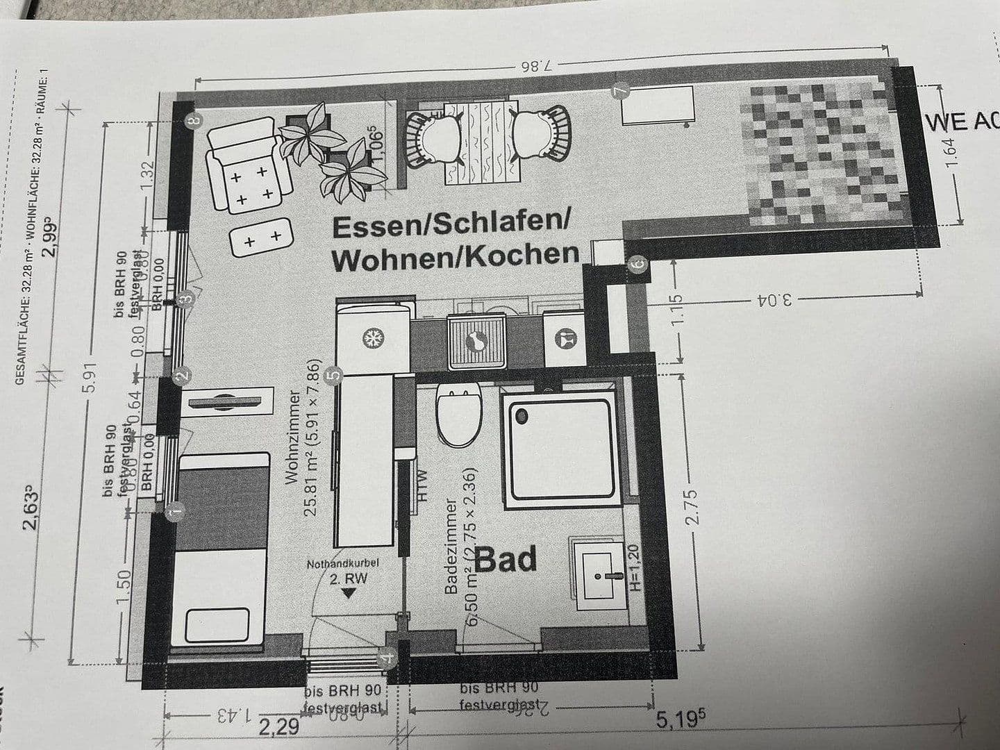 Pronájem bytu 1+1 31 m², Nürnberg, Bavorsko Pronájem bytu 1+1 31 m², Nürnberg, Bavorsko