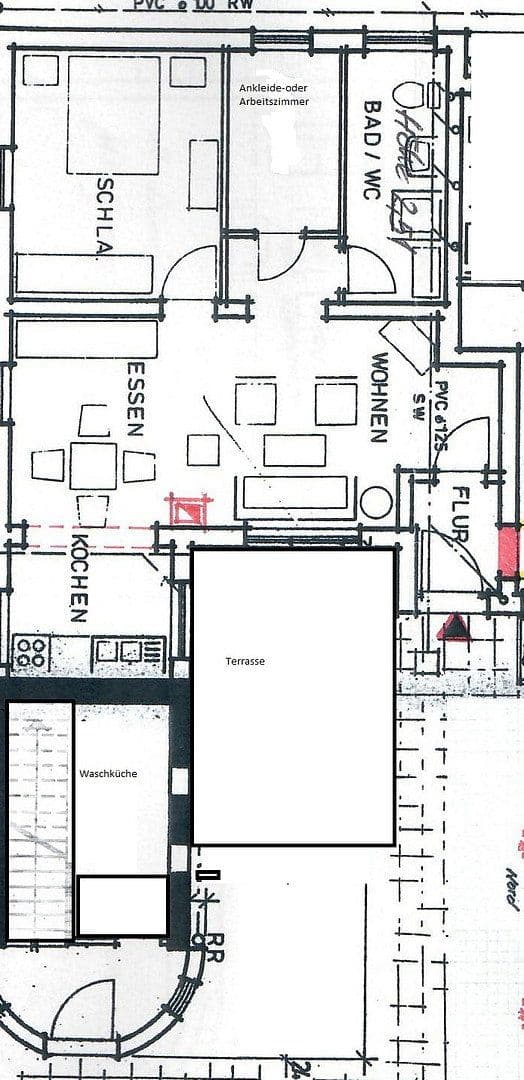 Pronájem bytu 2+kk 68 m², Beckingen, Země Sársko Pronájem bytu 2+kk 68 m², Beckingen, Země Sársko