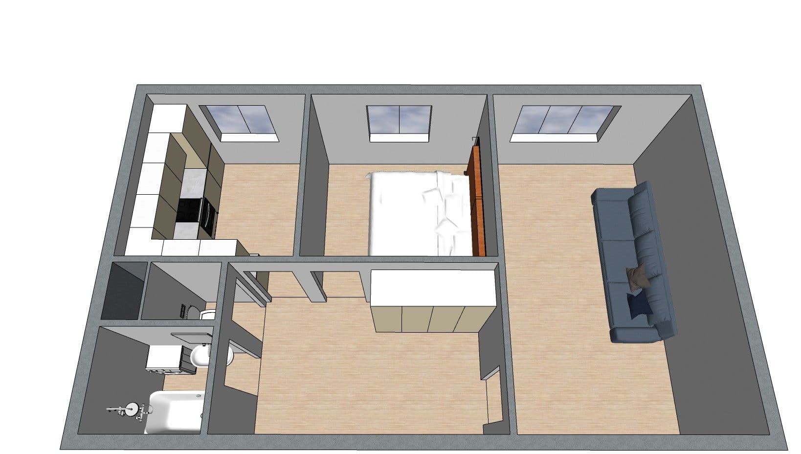 Prodej bytu 2+1 52 m², Tupolevova, Praha, Praha Prodej bytu 2+1 52 m², Tupolevova, Praha, Praha