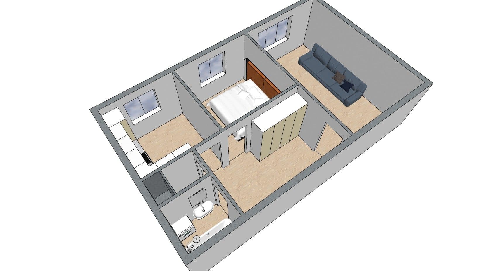 Prodej bytu 2+1 52 m², Tupolevova, Praha, Praha Prodej bytu 2+1 52 m², Tupolevova, Praha, Praha