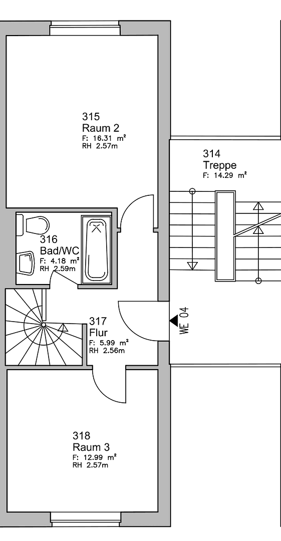 Pronájem bytu 3+1 84 m², Velten, Braniborsko Pronájem bytu 3+1 84 m², Velten, Braniborsko