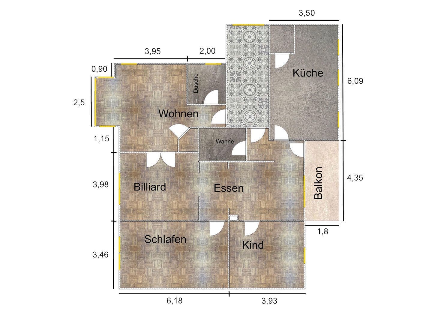 Prodej bytu 5+1 134 m², Auf dem Holte 34, Bochum, Severní Porýní-Vestfálsko Prodej bytu 5+1 134 m², Auf dem Holte 34, Bochum, Severní Porýní-Vestfálsko
